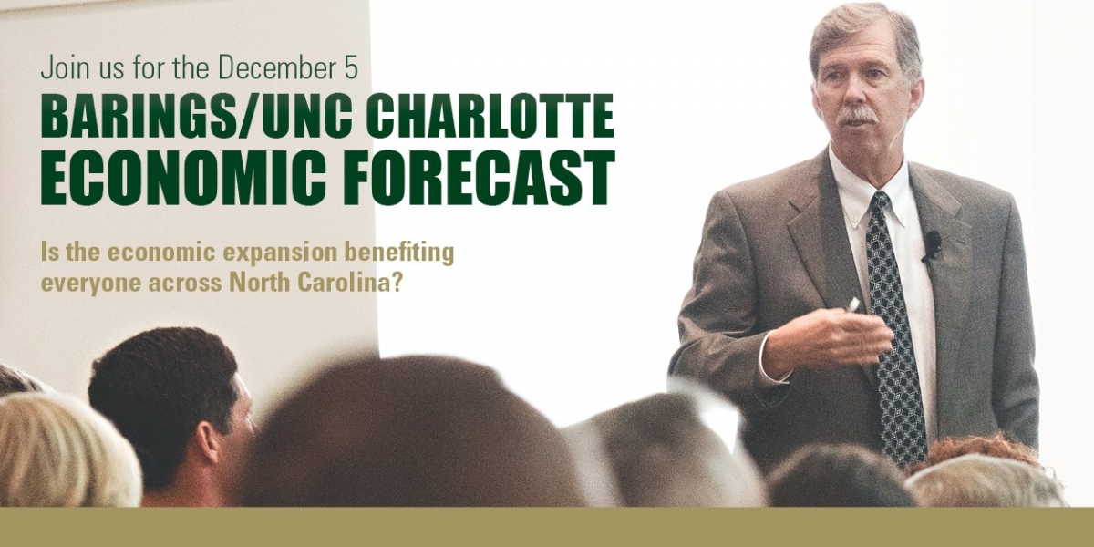 Join us for the December 5 Barings/UNC Charlotte Economic Forecast