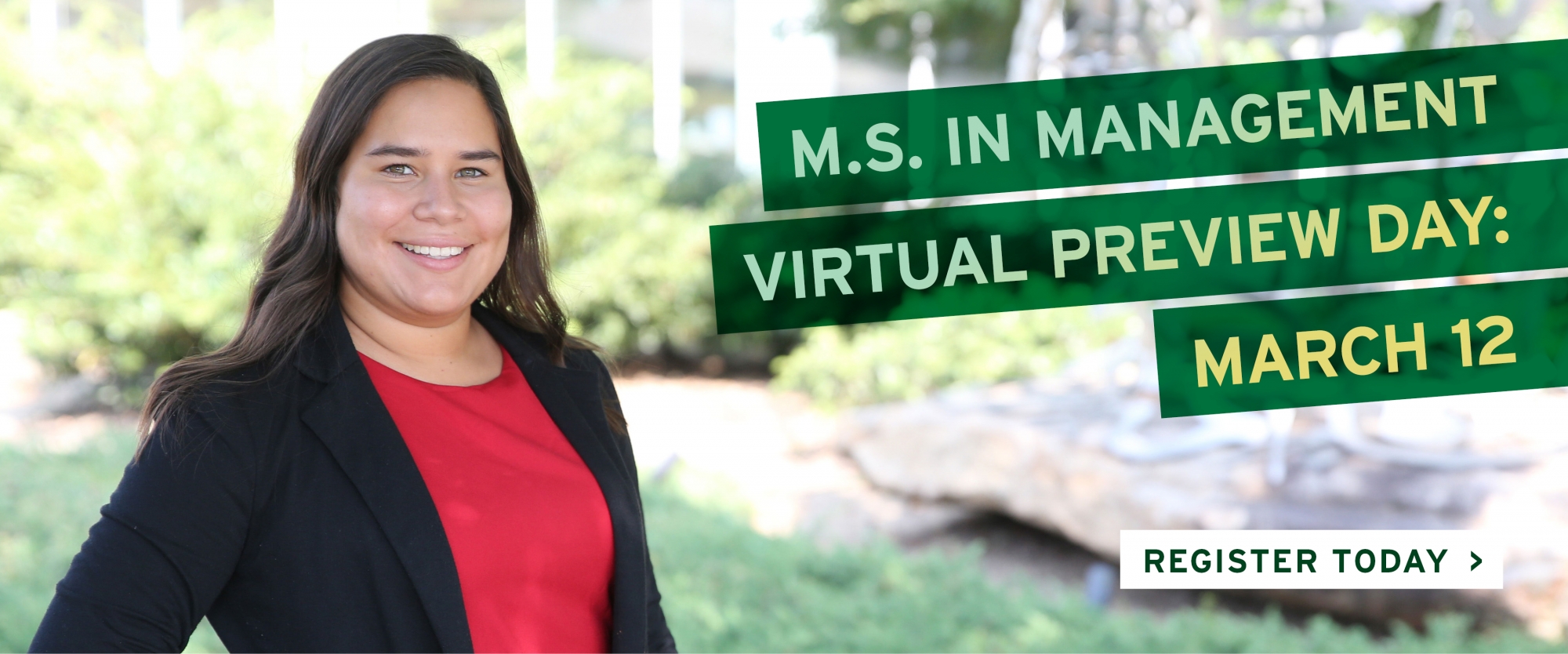M.S. in Management Virtual Preview Day: March 12