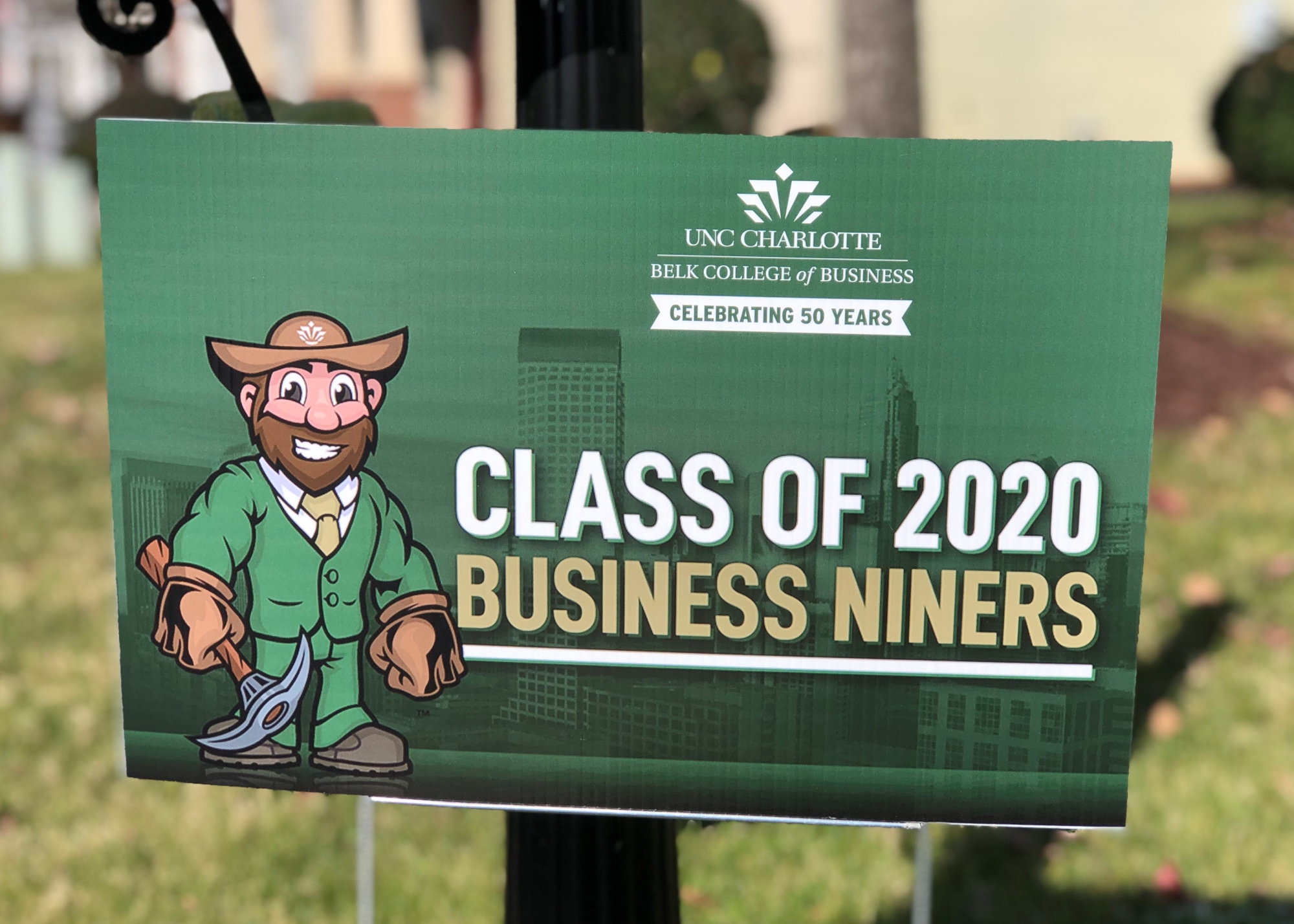 Class of 2020 Business Niners Yard Sign