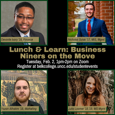 Lunch & Learn: Business Niners on the Move